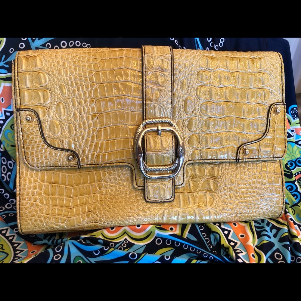 Jessica Simpson Yellow Clutch